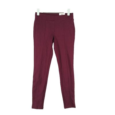 NWT $43 Style&Co Leggings Mid-Rise Comfort Waist Size PS Solid Burgundy